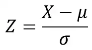 z score formula